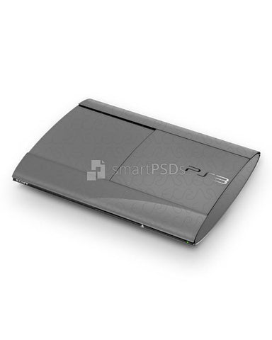 Sony PS3 Super Slim Console Skin Design Mockup