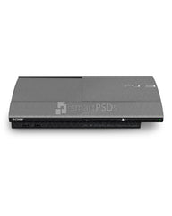 Sony PS3 Super Slim Console Skin Design Mockup 