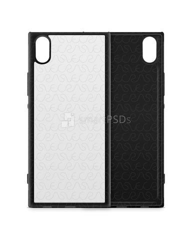 Sony Xperia XA1 2d Rubber Flex Mobile Case Design Mockup 2017