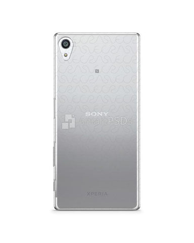 Sony Xperia Z5 Premium- UV PC Clear Mobile Case Design Mockup 2015