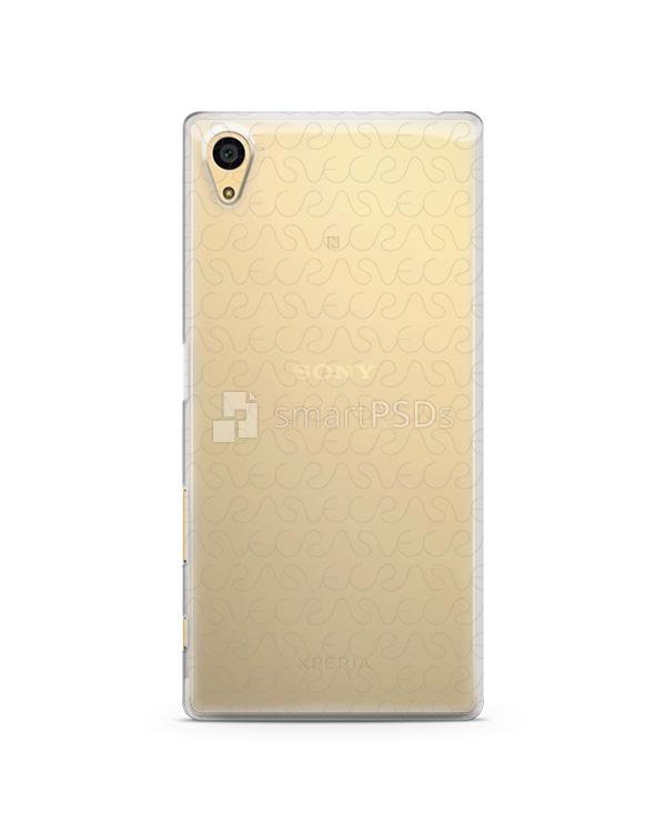 Sony Xperia Z5- UV PC Clear Mobile Case Design Mockup 2015