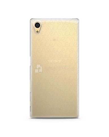 Sony Xperia Z5- UV PC Clear Mobile Case Design Mockup 2015