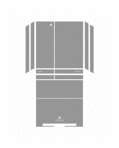 Sony PS4 Gaming Console Vinyl Skin Vector Cut File Template 2014