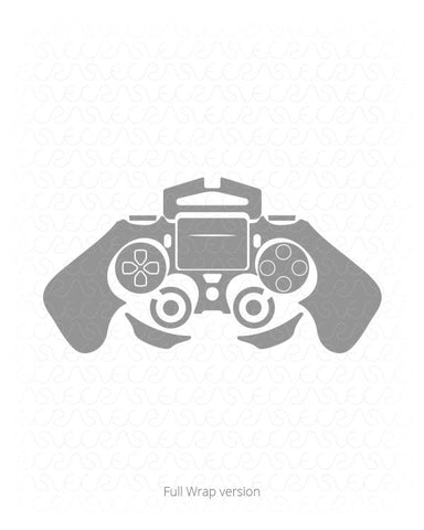 Sony PS4 Dual Shock 4 Controller Vinyl Skin Vector Cut File template for Play Station 4 / Slim / Pro