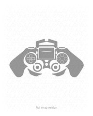 Sony PS4 Dual Shock 4 Controller Vinyl Skin Vector Cut File template for Play Station 4 / Slim / Pro