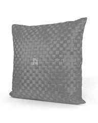 Square Shape Check Pattern Cushion Pillow Cover Design Mockup - 3 views