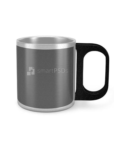 Stainless Steel Mug Sublimation Design Mockup
