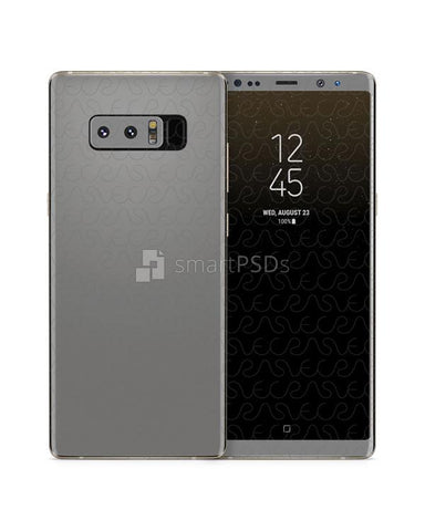 Samsung Galaxy Note 8 Vinyl Skin Design Mockup 2017