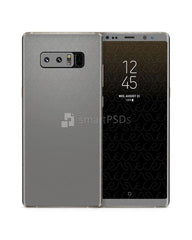 Samsung Galaxy Note 8 Vinyl Skin Design Mockup 2017