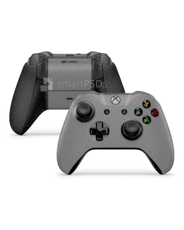 Microsoft Xbox One X Controller 2017 Vinyl Skin Design Mockup