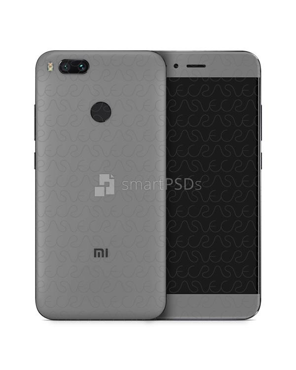 Xiaomi Redmi Mi-A1 Vinyl Skin Design Mockup 2017