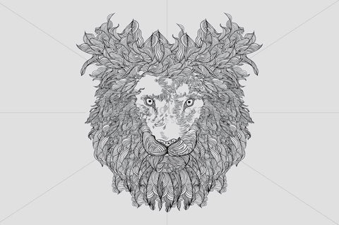 Royalty Free vector graphic image of lion