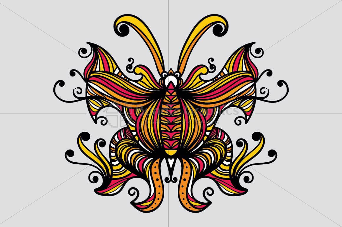 Symmetrical Linear Butterfly