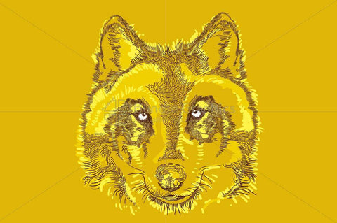 Wild Animal Wolf Vector Graphic