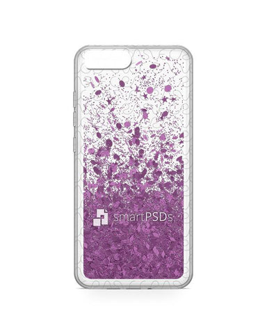 Xiaomi Mi6 UV TPU Liquid Glitter Case Design Mockup