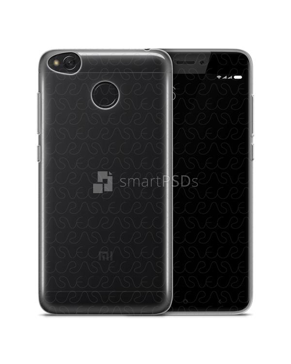 Xiaomi Redmi 4-4x UV TPU Clear Mobile Case Design Mockup 2017