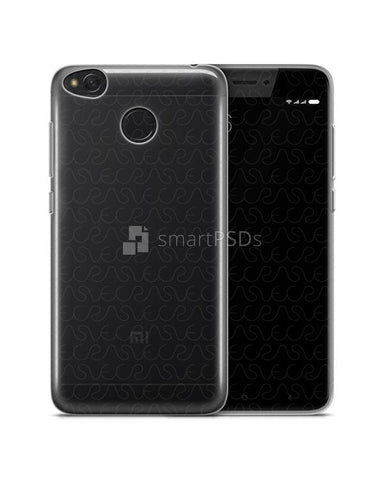 Xiaomi Redmi 4-4x UV TPU Clear Mobile Case Design Mockup 2017