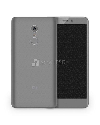 Xiaomi Redmi Note 4 Vinyl Skin Design Mockup 2017