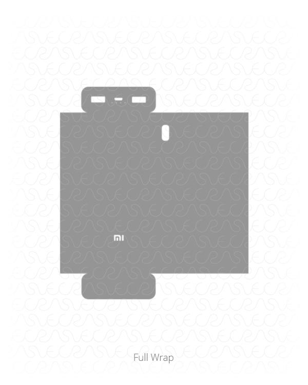 Xiaomi Mi Power Bank 2i Vinyl Skin Vector Cut File Template 2017