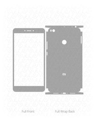 Xiaomi Mi Max 2 Vinyl Skin Vector Cut File Template 2017