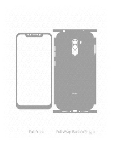 Xiaomi Pocophone F1 Vinyl Skin Vector Cut File Template 2018