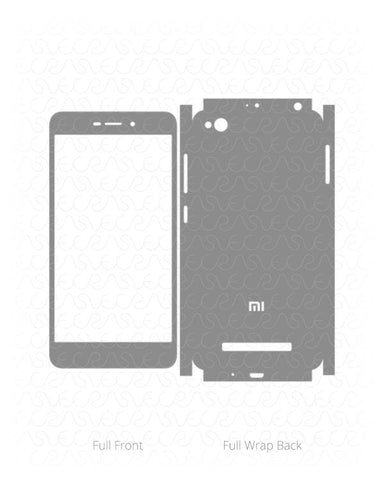 Xiaomi Redmi 4A Vinyl Skin Vector Cut File Template 2016