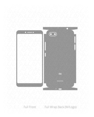 Xiaomi Redmi 6A Vinyl Skin Vector Cut File Template 2018