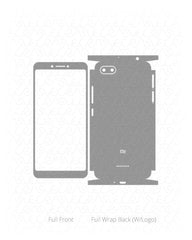 Xiaomi Redmi 6A Vinyl Skin Vector Cut File Template 2018