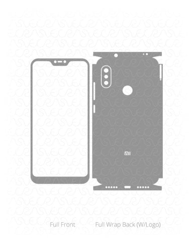 Xiaomi Redmi 6 Pro (Mi A2 lite) Vinyl Skin Vector Cut File Template 2018