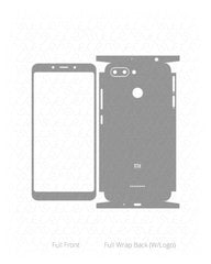 Xiaomi Redmi 6 Vinyl Skin Cut File Template 2018