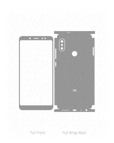 Xiaomi Redmi Note 5 Pro Vinyl Skin Vector Cut File Template 2018