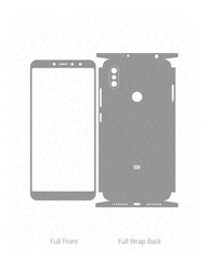 Xiaomi Redmi Y2 Vinyl Skin Vector Cut File Template 2018