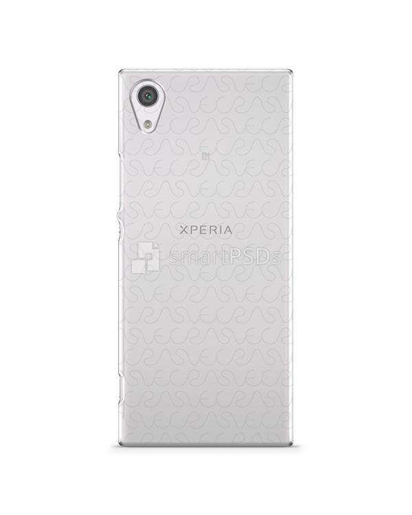 Sony Xperia XA1-UV PC Clear Mobile Case Design Mockup 2017