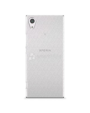 Sony Xperia XA1-UV PC Clear Mobile Case Design Mockup 2017