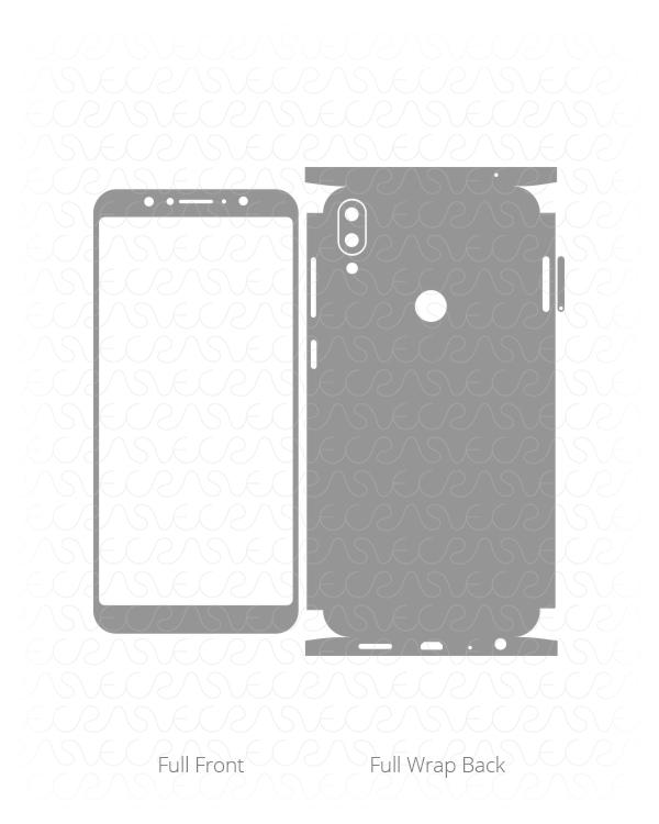 Asus Zenfone Max Pro (M1) ZB601KL Vinyl Skin Vector Cut File Template 2018