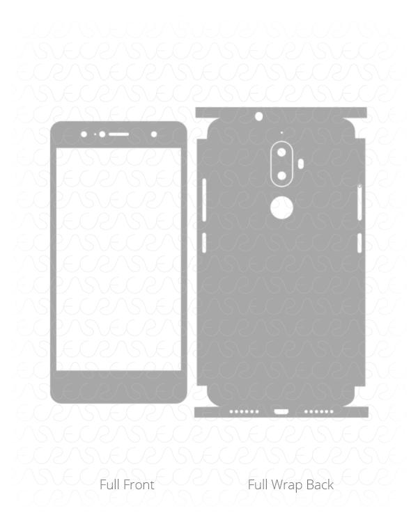 Lenovo K8 Plus Vinyl Skin Vector Cut File Template 2017
