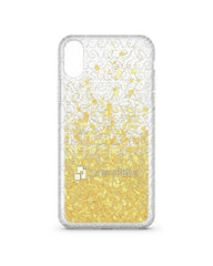 Apple iPhone X UV TPU Liquid Glitter Case Design Mockup 