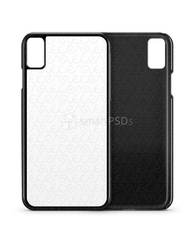 Apple iPhone X 2d IMD Colored Mobile Case Design Mockup 2017 (V2)