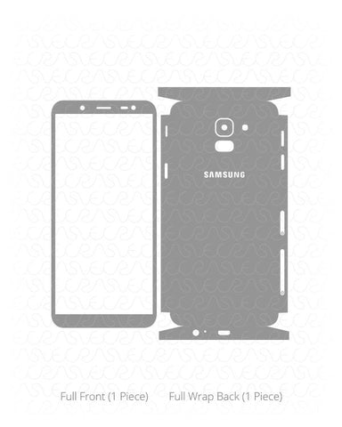 Samsung Galaxy J6 Vinyl Skin Vector Cut File Template 2018