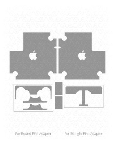 Apple 87W USB-C Power Adapter for 15-inch MacBook Pro Skin Vector Cut File Template