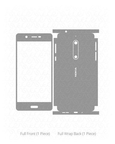 Nokia 5 Vinyl Skin Vector Cut File Template 2017