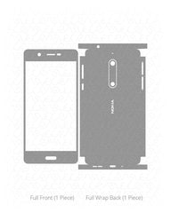 Nokia 5 Vinyl Skin Vector Cut File Template 2017