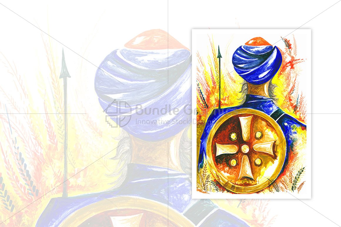 Vaisakhi of Punjab - High Resolution Watercolour Painting