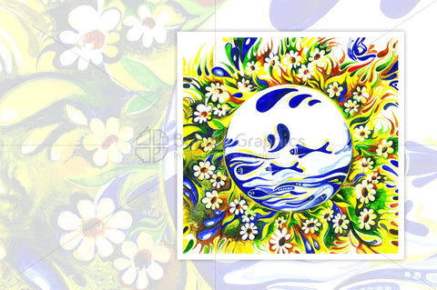 Environment Day- Abstract Painting of Mother Earth