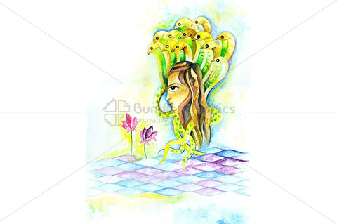 Hindu Lord Shiva - Illustration