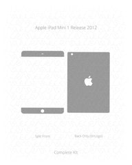 Apple iPad Mini 1 Vinyl Skin Vector Cut File Template 2012