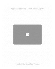 Apple MacBook Pro 13 Inch Retina Display Vinyl Skin Vector Cut File Template (A1502)