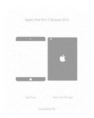 Apple iPad Mini 2 Vinyl Skin Vector Cut File Template 2013