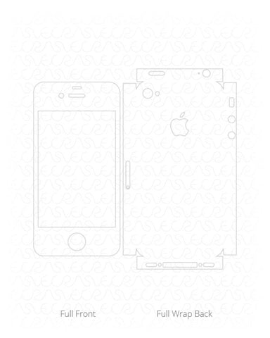 Apple iPhone 4S Vinyl Skin Vector Cut File Template 2011