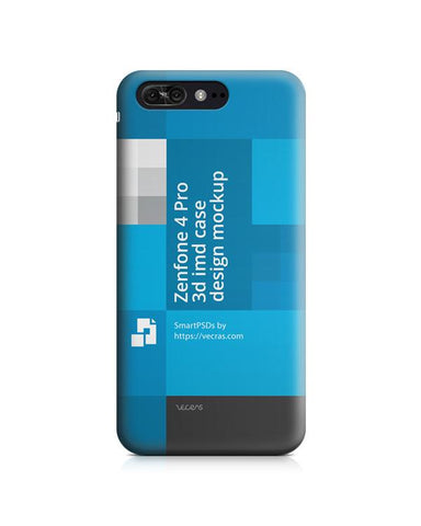 Asus ZenFone 4 Pro ZS551KL 3d IMD Mobile Case Design Mockup 2017